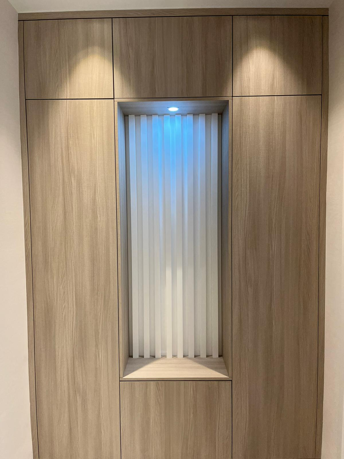 Custom Cabinet with Niche