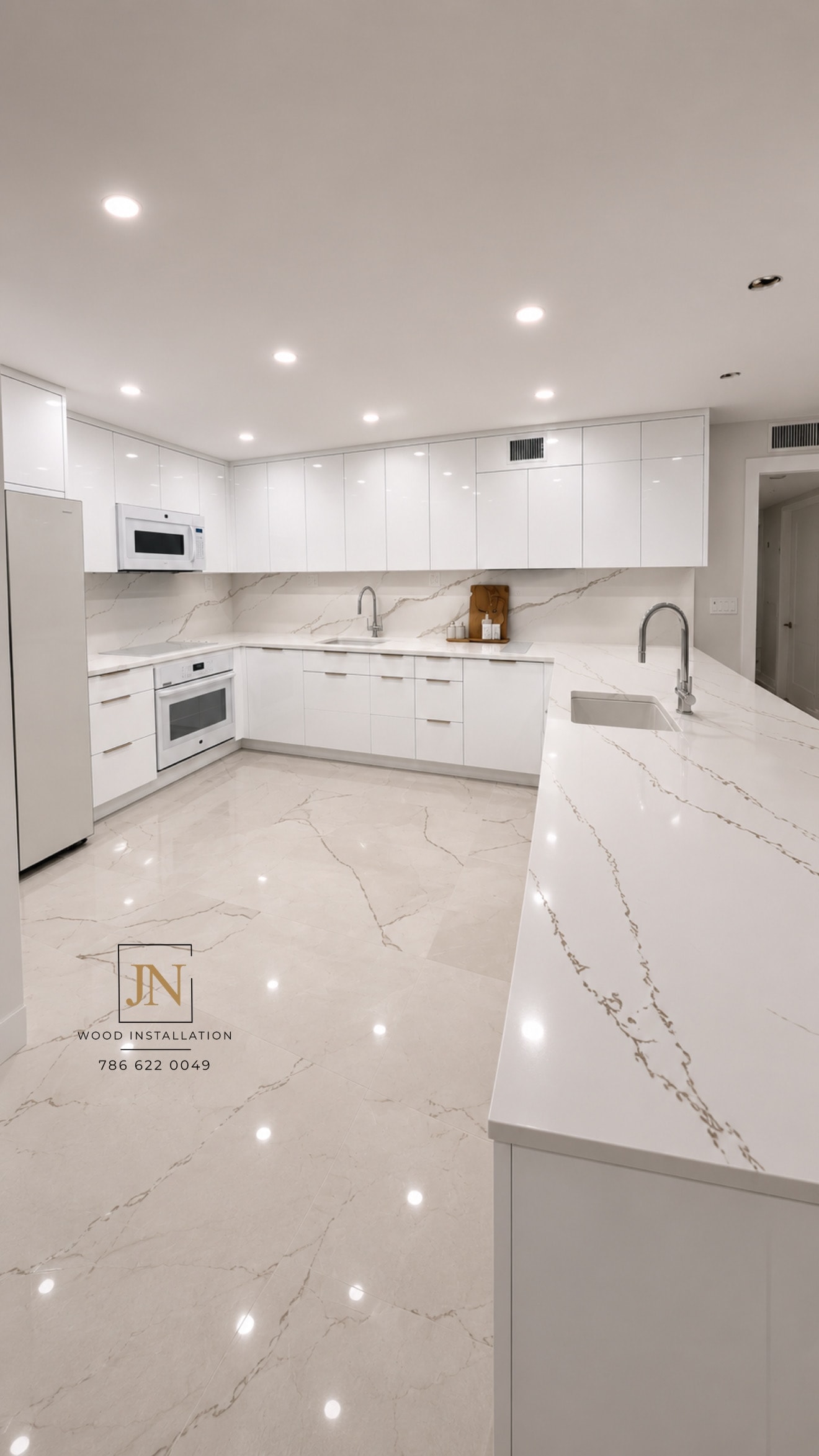 All-White Kitchen