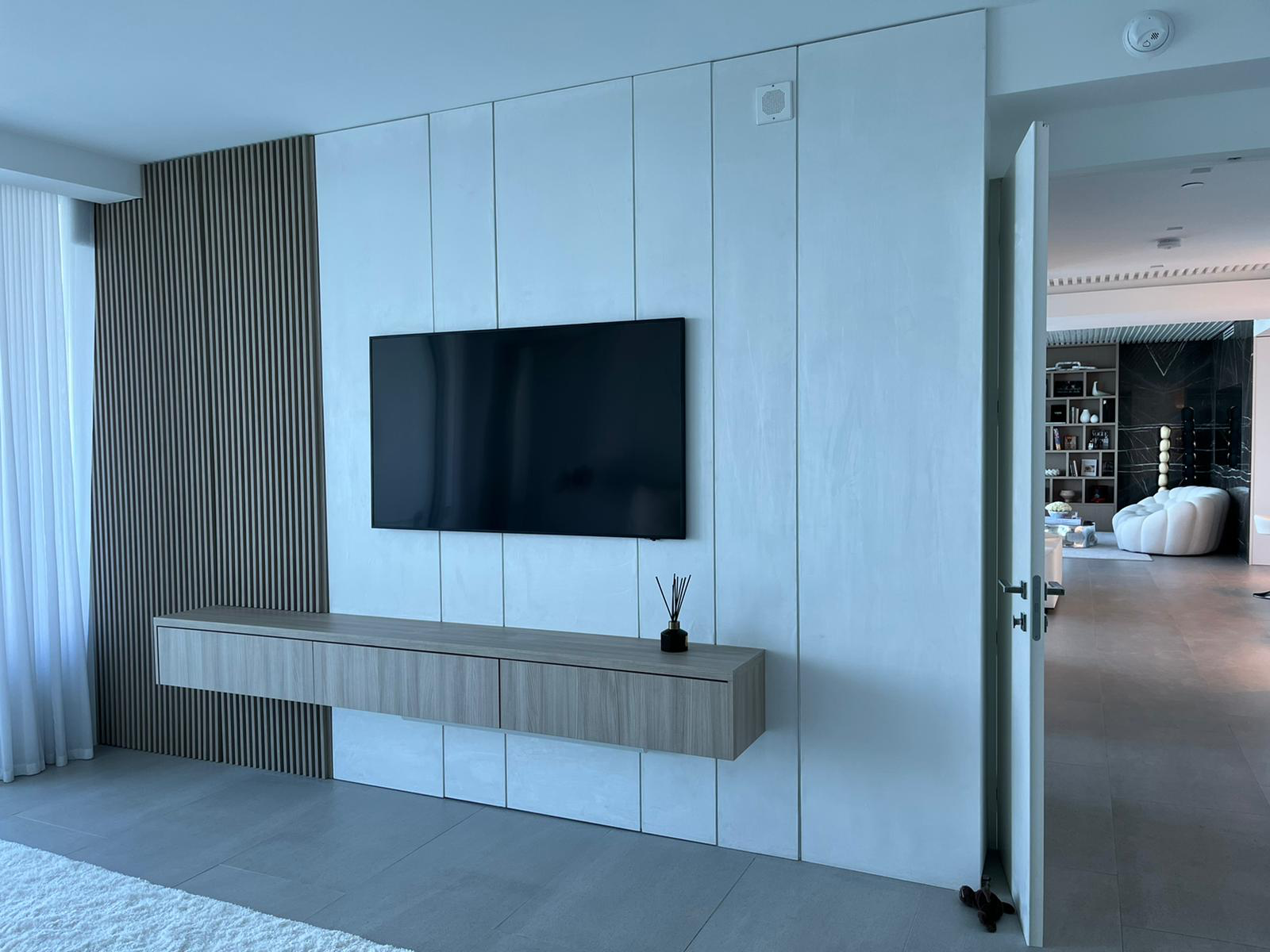 Floating Media Wall